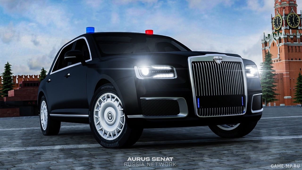 Russia Network поделились скриншотом автомобиля представительского класса - Aurus Senat.